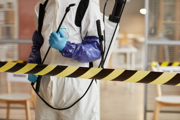 Professional Infectious Disease Decontamination technician working in Martinsville, VA
